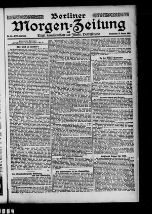 Berliner Morgen-Zeitung vom 13.01.1906
