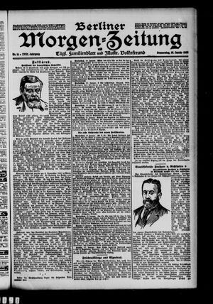 Berliner Morgen-Zeitung vom 18.01.1906