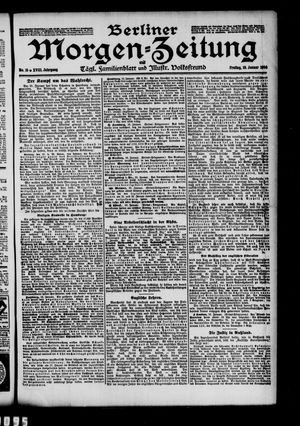 Berliner Morgen-Zeitung vom 19.01.1906