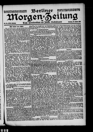 Berliner Morgen-Zeitung vom 23.01.1906