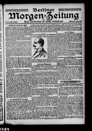 Berliner Morgen-Zeitung vom 24.01.1906