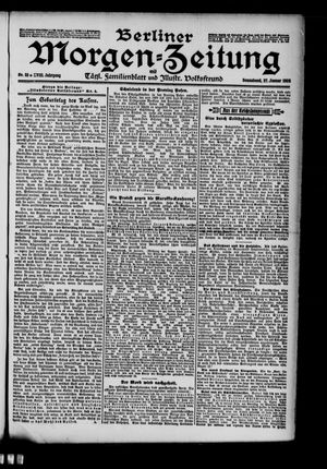 Berliner Morgen-Zeitung vom 27.01.1906
