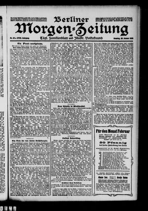 Berliner Morgen-Zeitung vom 28.01.1906