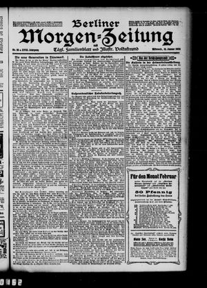 Berliner Morgen-Zeitung vom 31.01.1906