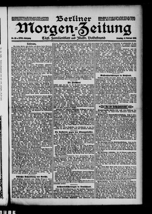 Berliner Morgen-Zeitung vom 04.02.1906