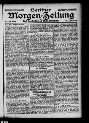 Berliner Morgen-Zeitung on Feb 7, 1906