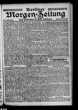 Berliner Morgen-Zeitung vom 08.02.1906