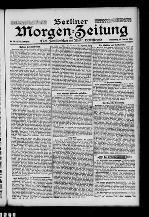 Berliner Morgen-Zeitung vom 15.02.1906