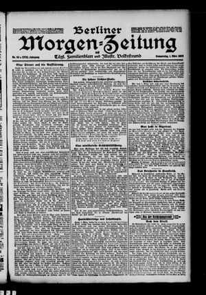 Berliner Morgen-Zeitung vom 01.03.1906