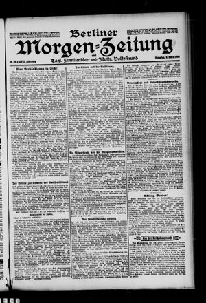 Berliner Morgen-Zeitung vom 06.03.1906