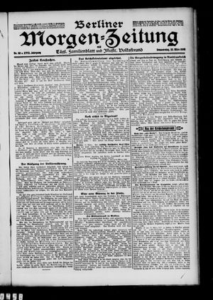 Berliner Morgen-Zeitung vom 22.03.1906