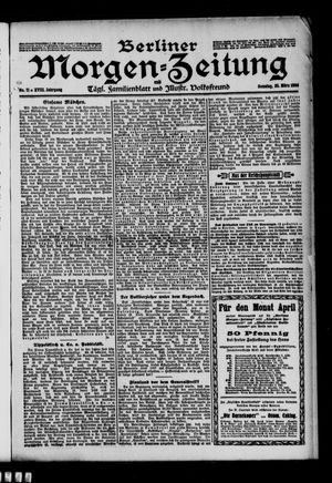 Berliner Morgen-Zeitung vom 25.03.1906