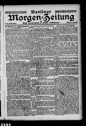 Berliner Morgen-Zeitung vom 27.03.1906
