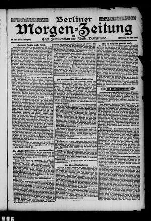 Berliner Morgen-Zeitung vom 28.03.1906