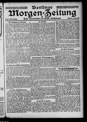 Berliner Morgen-Zeitung vom 18.04.1906