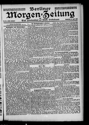 Berliner Morgen-Zeitung vom 21.04.1906