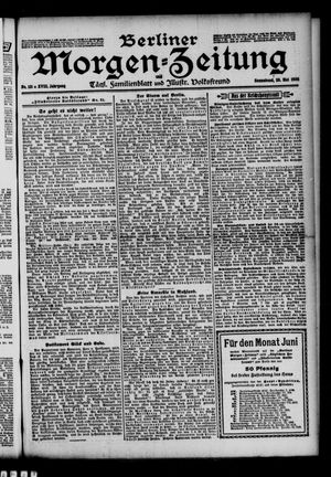 Berliner Morgenzeitung vom 26.05.1906