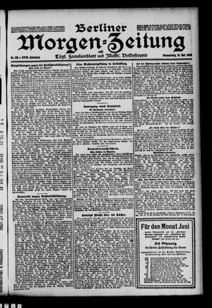 Berliner Morgenzeitung vom 31.05.1906