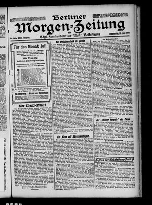 Berliner Morgen-Zeitung vom 28.06.1906