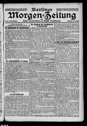 Berliner Morgen-Zeitung vom 07.07.1906