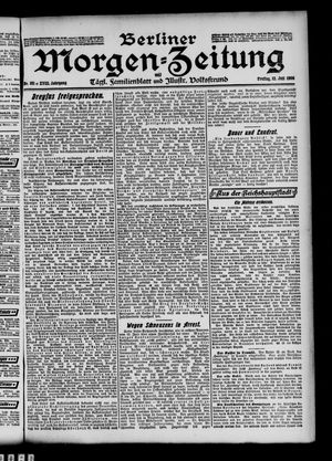 Berliner Morgen-Zeitung vom 13.07.1906