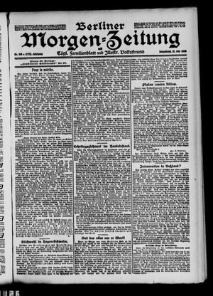 Berliner Morgen-Zeitung vom 21.07.1906