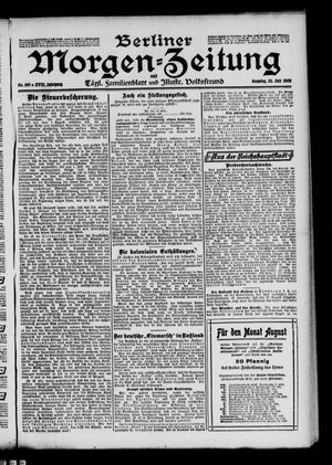 Berliner Morgen-Zeitung vom 22.07.1906