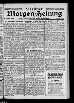 Berliner Morgen-Zeitung vom 27.07.1906