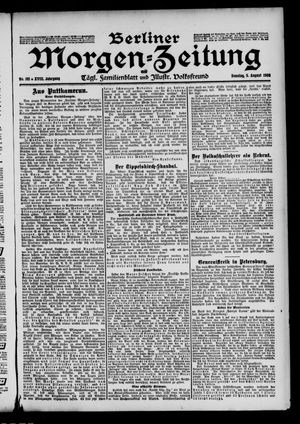 Berliner Morgen-Zeitung vom 05.08.1906