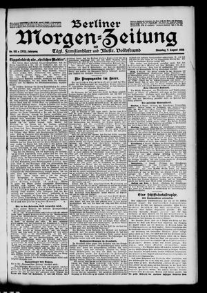 Berliner Morgen-Zeitung vom 07.08.1906