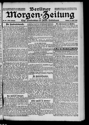 Berliner Morgen-Zeitung vom 12.08.1906
