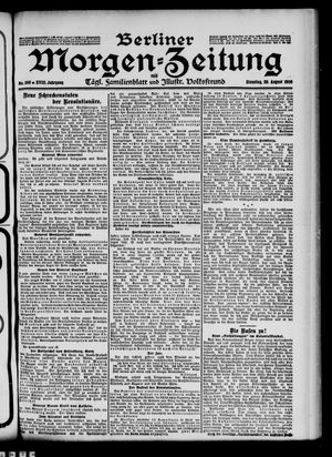 Berliner Morgen-Zeitung vom 28.08.1906