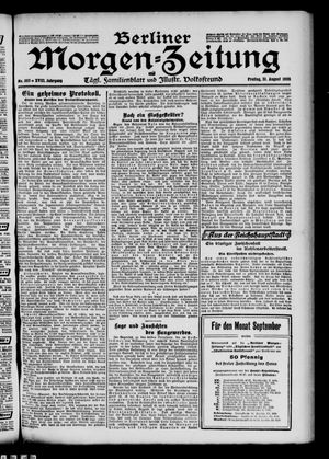Berliner Morgen-Zeitung vom 31.08.1906