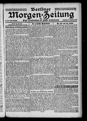 Berliner Morgen-Zeitung vom 22.09.1906