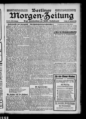 Berliner Morgen-Zeitung vom 28.09.1906