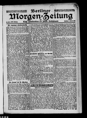 Berliner Morgen-Zeitung vom 02.10.1906