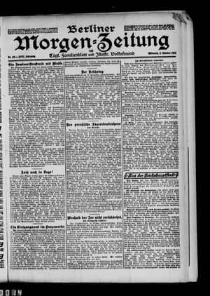Berliner Morgen-Zeitung vom 03.10.1906
