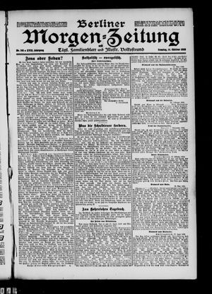Berliner Morgen-Zeitung vom 14.10.1906