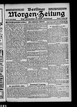 Berliner Morgen-Zeitung vom 16.10.1906