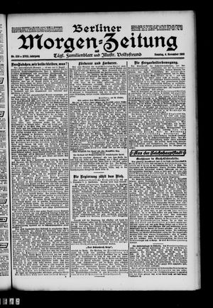 Berliner Morgen-Zeitung vom 04.11.1906