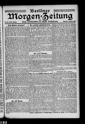 Berliner Morgen-Zeitung vom 06.11.1906