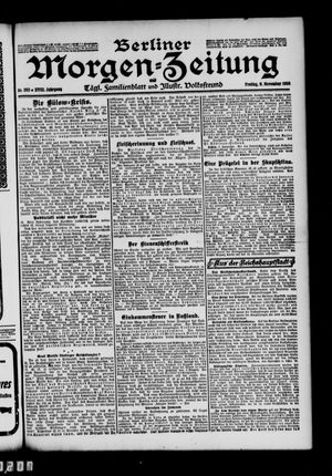 Berliner Morgen-Zeitung vom 09.11.1906