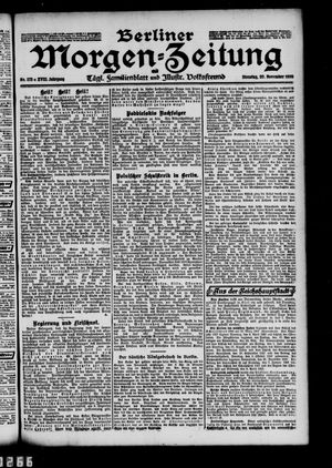 Berliner Morgen-Zeitung vom 20.11.1906
