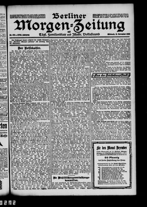 Berliner Morgen-Zeitung vom 21.11.1906