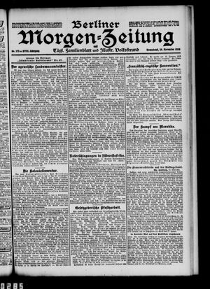 Berliner Morgen-Zeitung vom 24.11.1906