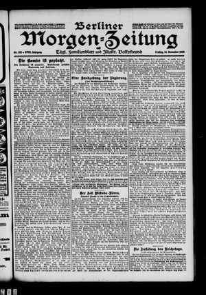 Berliner Morgen-Zeitung vom 14.12.1906