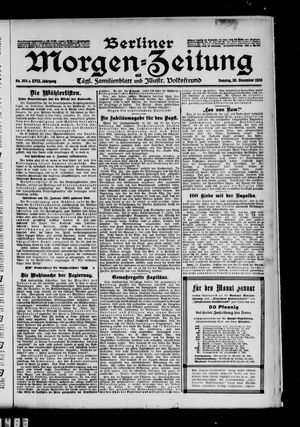 Berliner Morgen-Zeitung on Dec 30, 1906