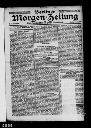 Berliner Morgen-Zeitung on Jan 1, 1907