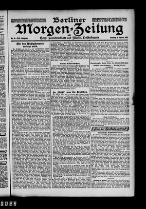 Berliner Morgen-Zeitung vom 06.01.1907