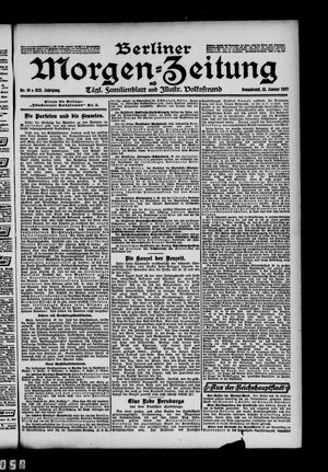 Berliner Morgen-Zeitung vom 12.01.1907